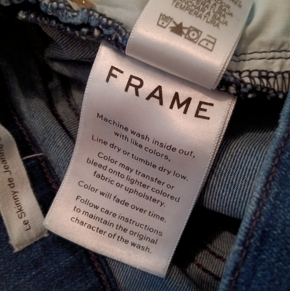 FRAME Denim | Le Skinny de Jeanne Crop Stretch Jeans Womens Size 26 - Picture 10 of 14